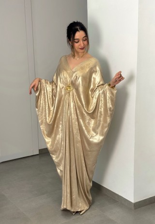 Jebba Matica Satin Métallisé Fluide Soirée Chic Raffinée